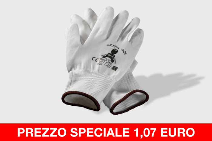 GUANTI - 100% nylon rivestimento poliuretano - categoria II | Pennelli Pol HP