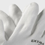 Guanti da lavoro certificati EN 420 e EN 388:2003 (3-1-3-1-X). Protezione da abrasione, taglio e perforazione. Ideali per imbianchini e artigiani.