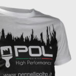 T-shirt 100% cotone jersey 160 gr per lavoro di imbianchini, decoratori, cartongessisti e artisti