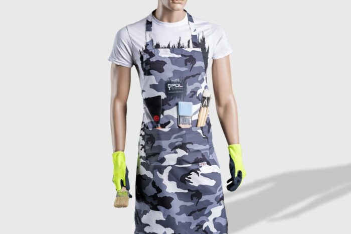 PETTORINA DECOR abbigliamento professionale per imbianchini Pettorina Decor resistente e funzionale per imbianchini e decoratori