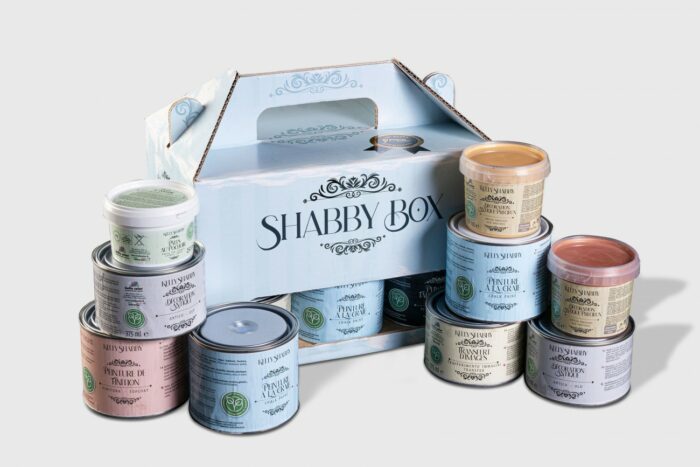 Shabby chic box 8 colori Bauletto Shabby 8 – Stile vintage e funzionalità per ogni ambiente