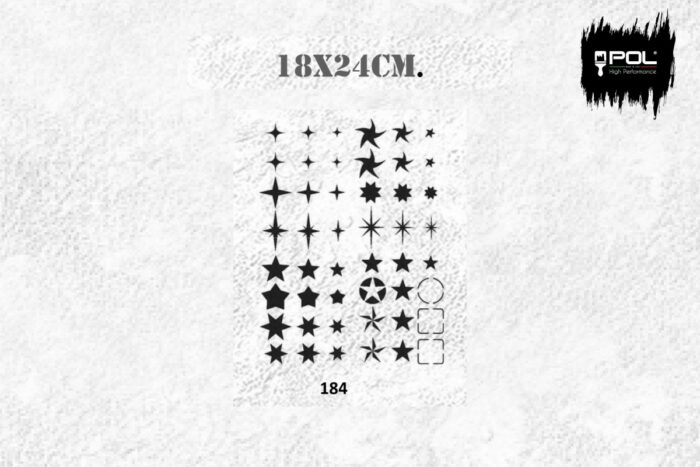Stencil 184 vendita online Stencil 184 vendita online dei migliori rulli e pennelli professionali