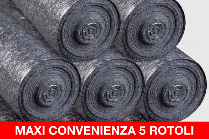 FELTRO GRIGIO 5 ROTOLI pennelli e rulli professionali per imbianchini Vendita online feltro grigio di alta qualità in vendita online per imbianchini professionisti